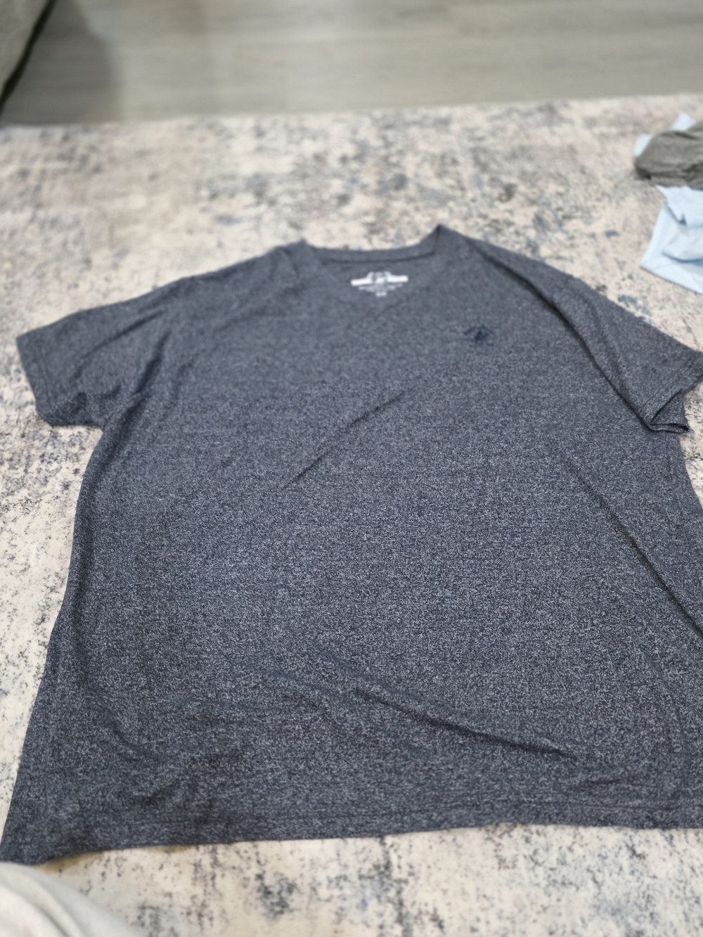 Beverly Hills Polo Club Heathered Navy Short-Sleeve Tee